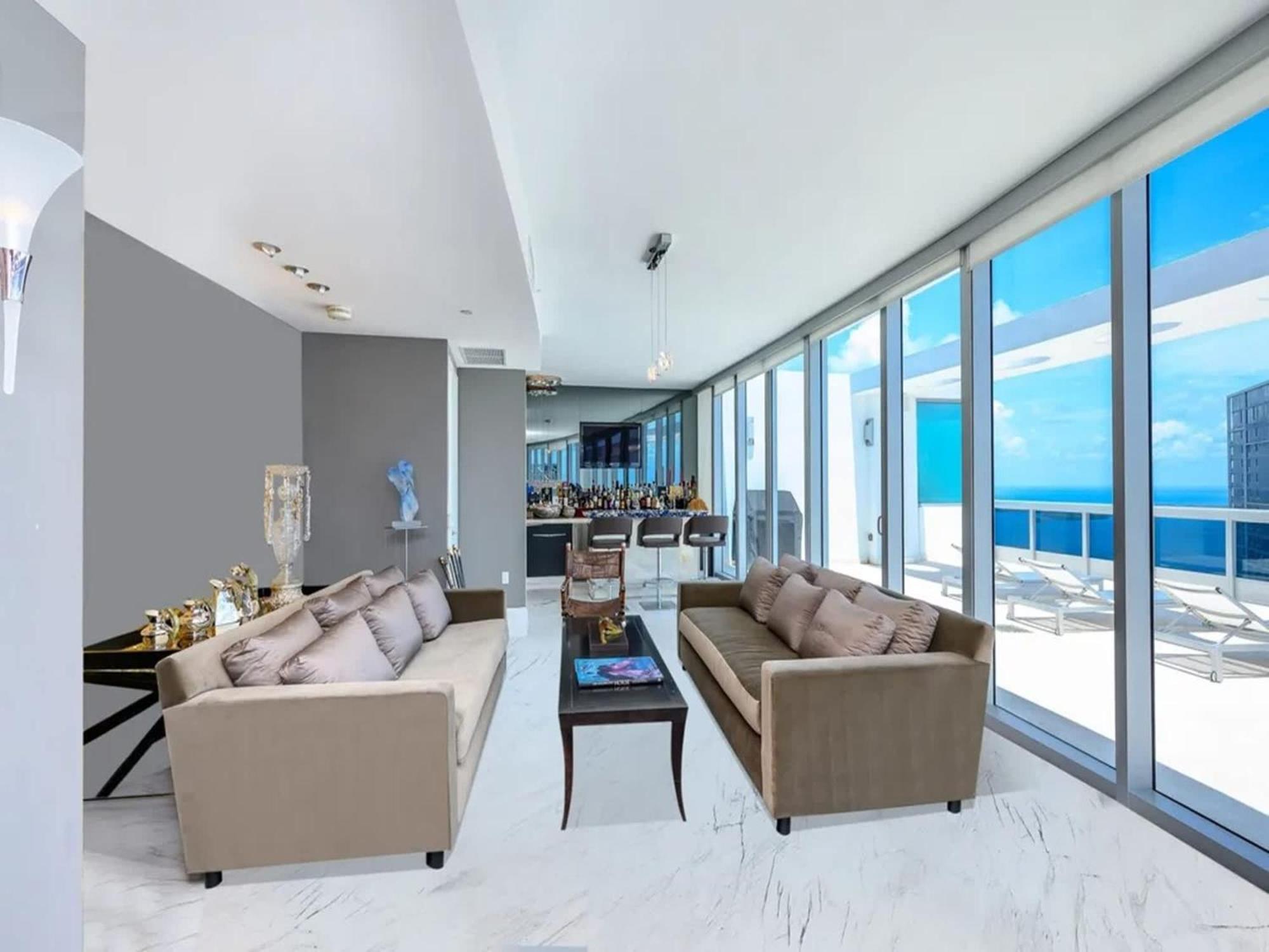 Penthouse With Bay Views In Downtown Appartement Miami